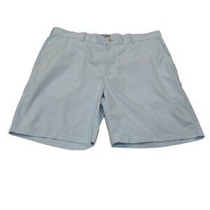 Peter Millar Men's Striped Golf Shorts, Wicking, Blue, 40